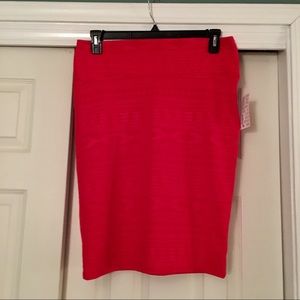 LuLaRoe Cassie Orange-Red Aztec Print